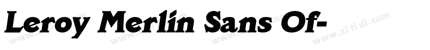 Leroy Merlin Sans Of字体转换